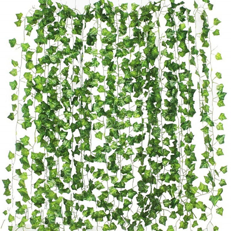 12pcs 2M Ivy green Fake Leaves