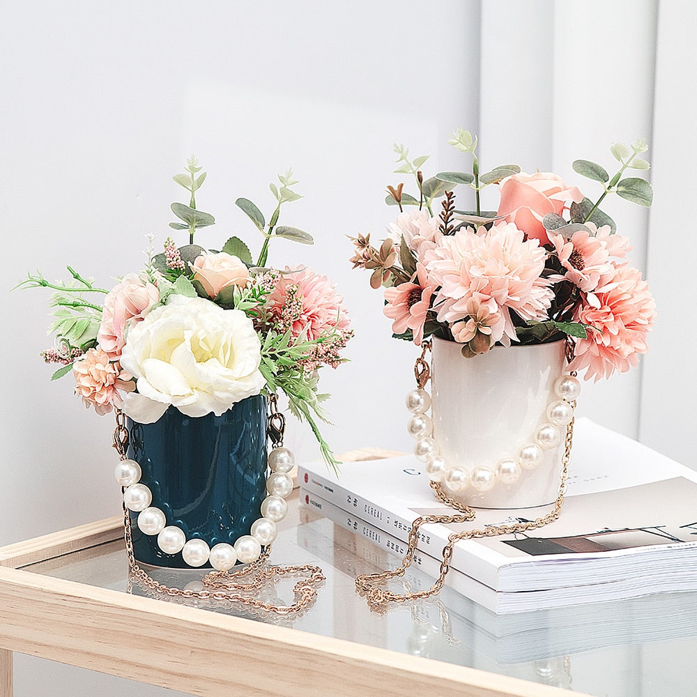 Nordic Pearl Portable Flower Vase