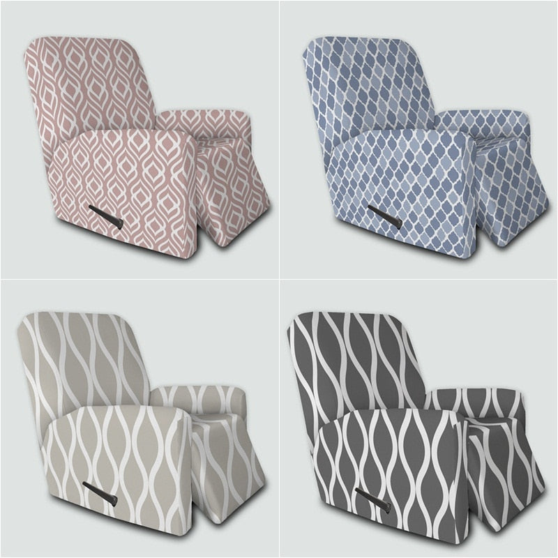 Geometric Recliner Sofa Cover