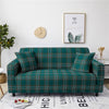 Geometric Plaid Stretch Sofa Cover