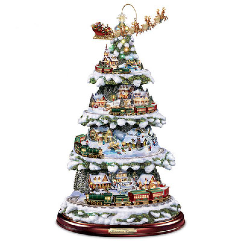 Christmas Tree Rotating Sculpture